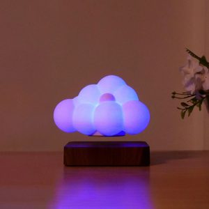 LED wolk lamp met zacht en veranderlijk licht, ideaal voor interieurdecoratie of kinderkamer.