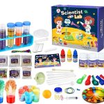 Wetenschappelijk kit voor chemie- en fysica-experimenten.